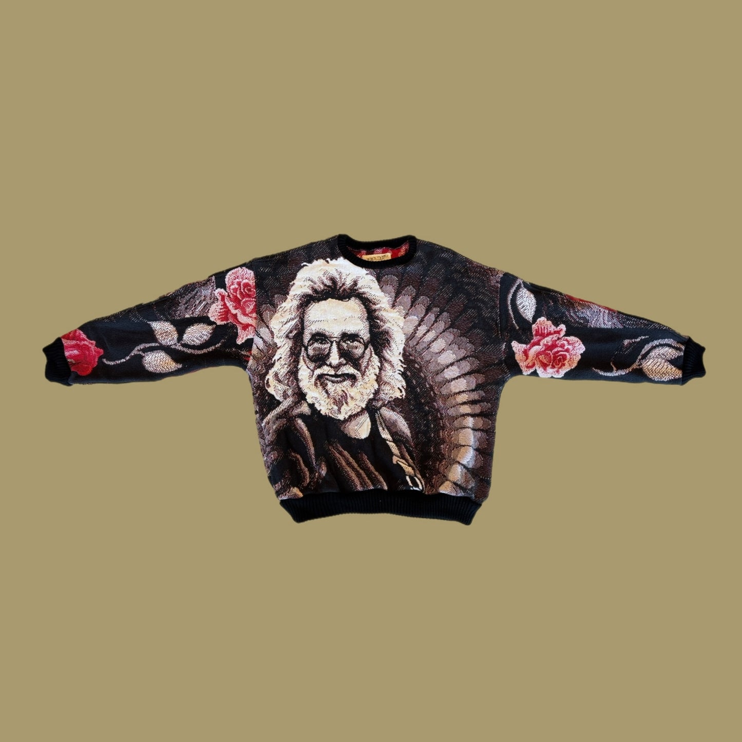 Jerry Garcia Tapestry Sweatshirt SIZE M/L