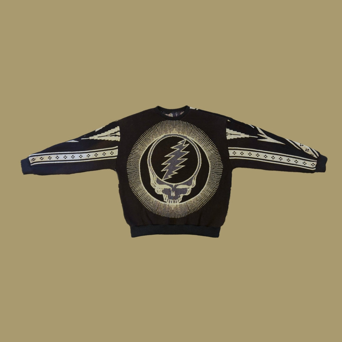 Steal Your Face Tapestry Sweatshirt SIZE L