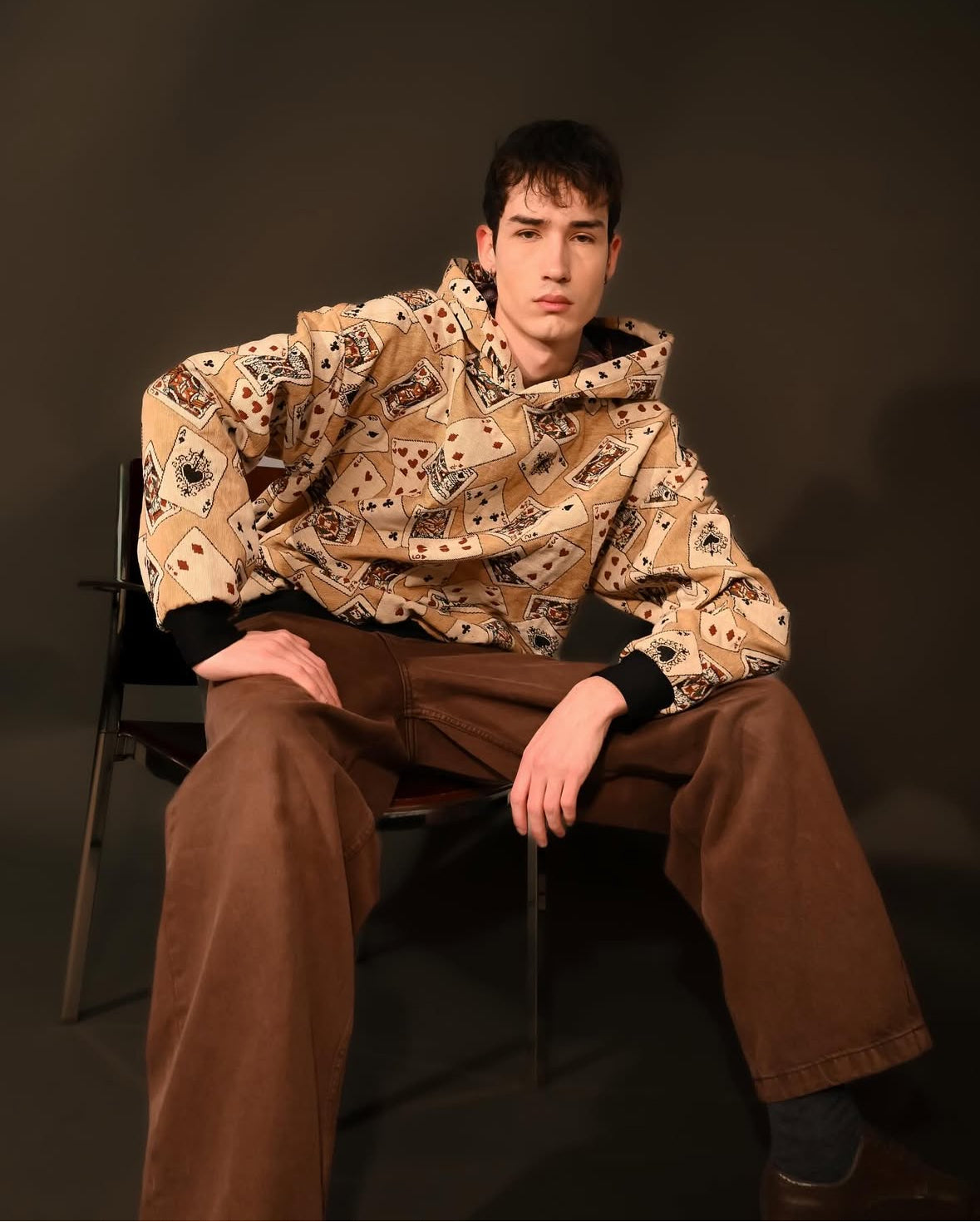 Playing Card Tapestry Hoodie SIZE M