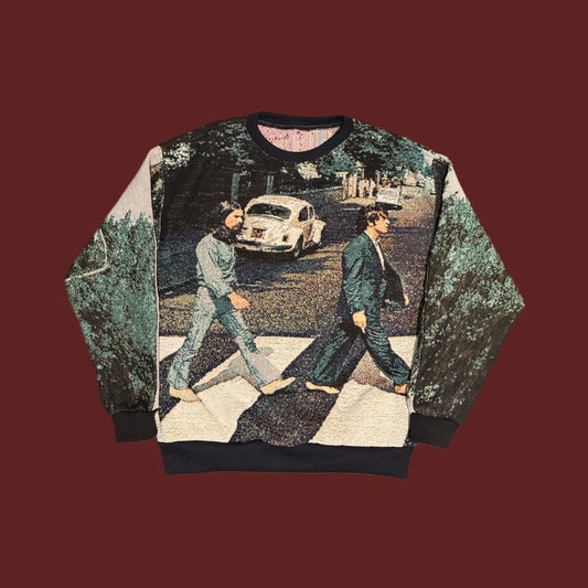 Abbey Road Tapestry Sweatshirt (SIZE M)
