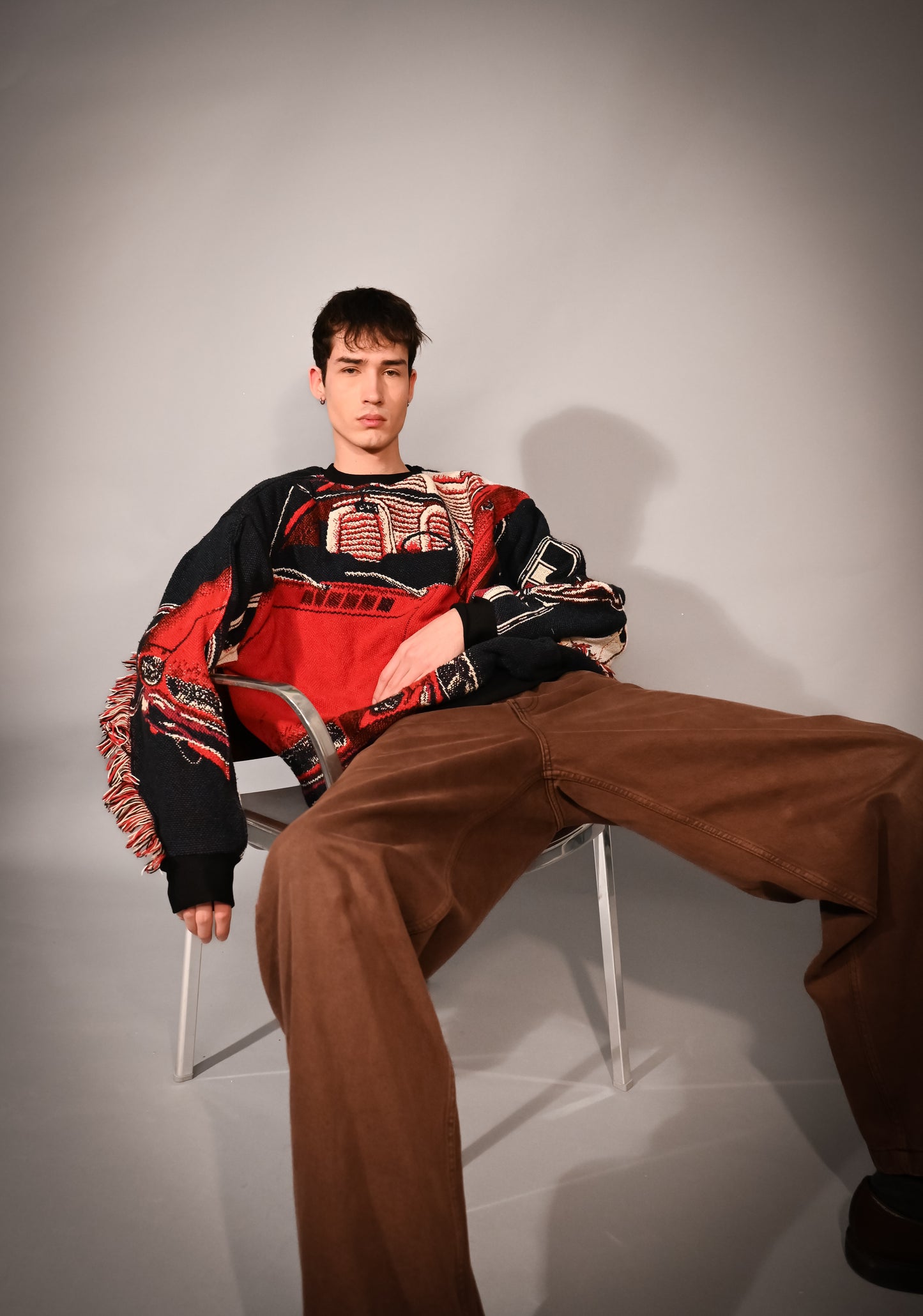 Mustang Tapestry Sweatshirt SIZE L