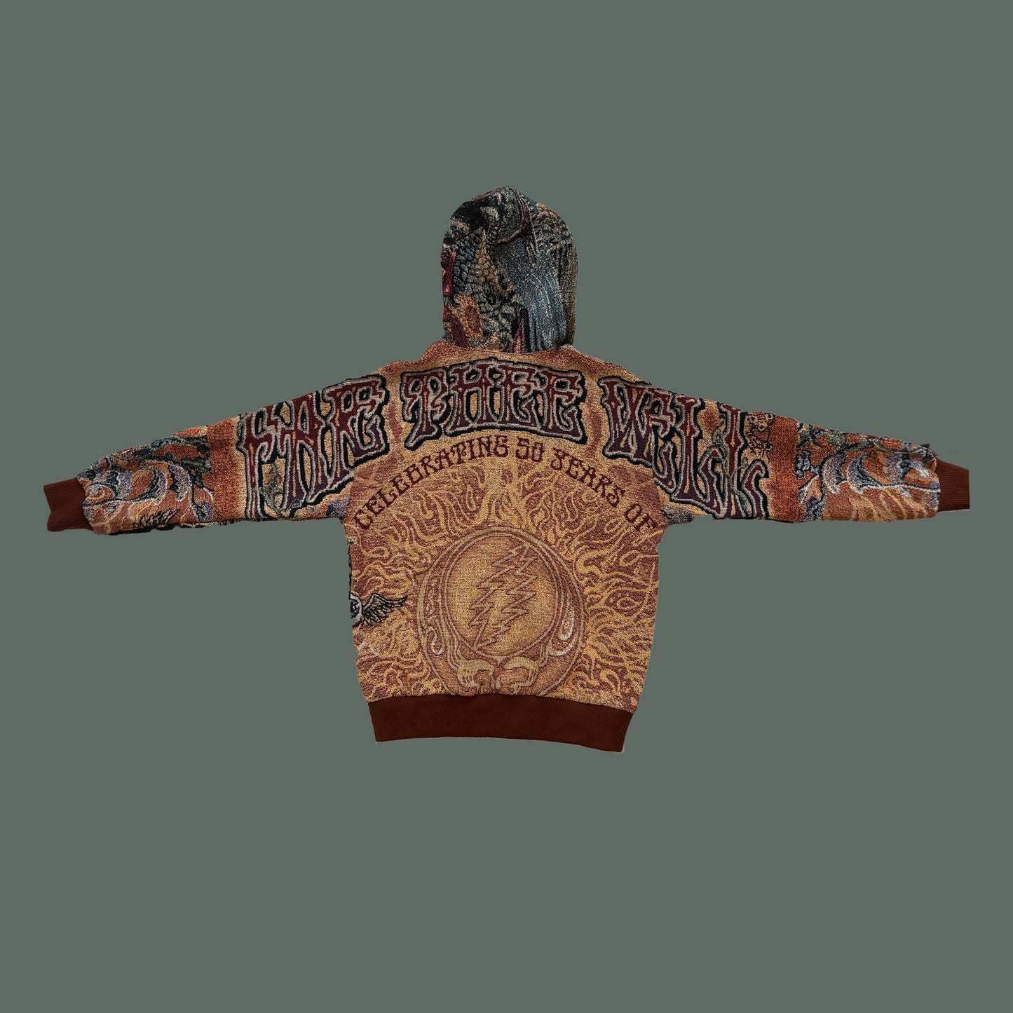 Fare Thee Well GD Tapestry Hoodie SIZE LARGE