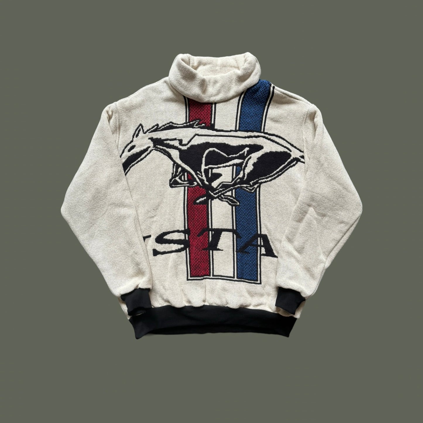 Mustang Tapestry Sweatshirt SIZE L