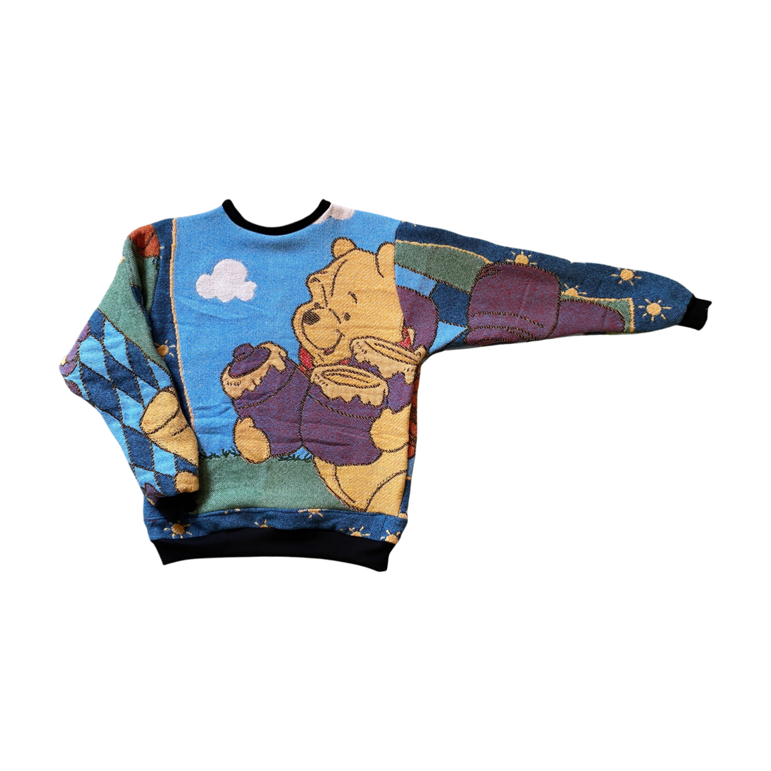 Winnie the Pooh Tapestry Sweatshirt SIZE M-L (no fringe)