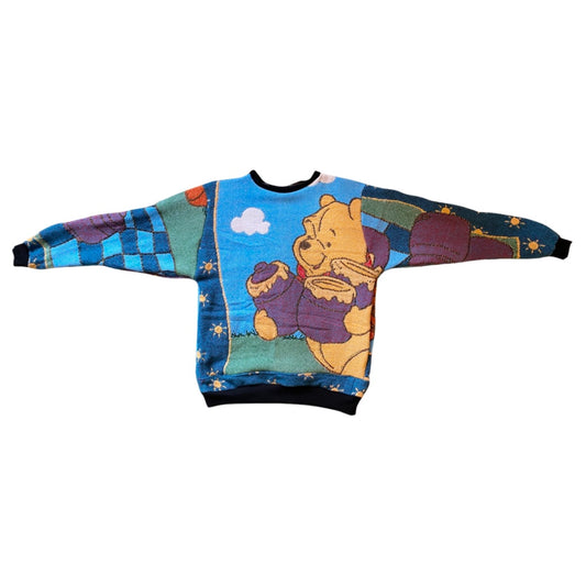 Winnie the Pooh Tapestry Sweatshirt SIZE M-L (no fringe)