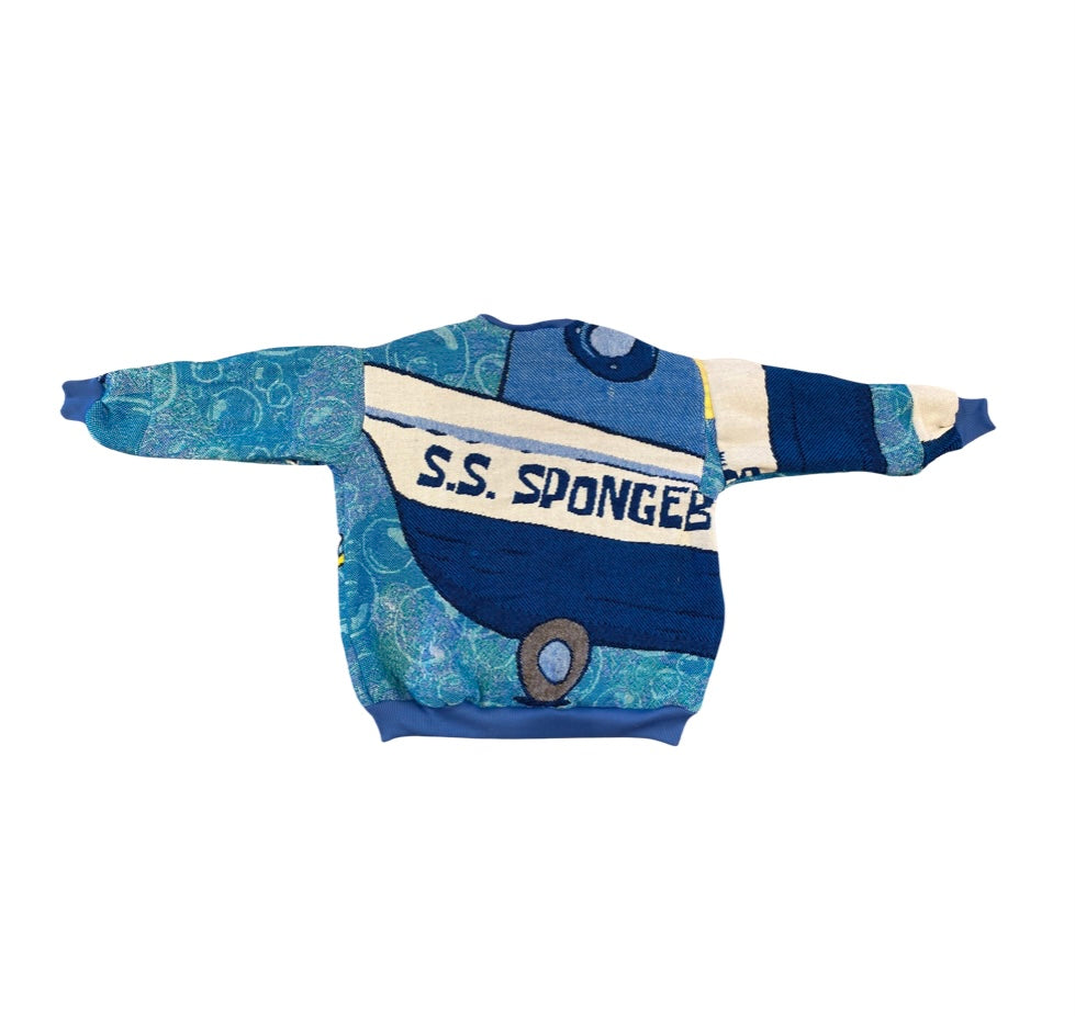 Spongebob Tapestry Sweatshirt (no fringe) SIZE M/L