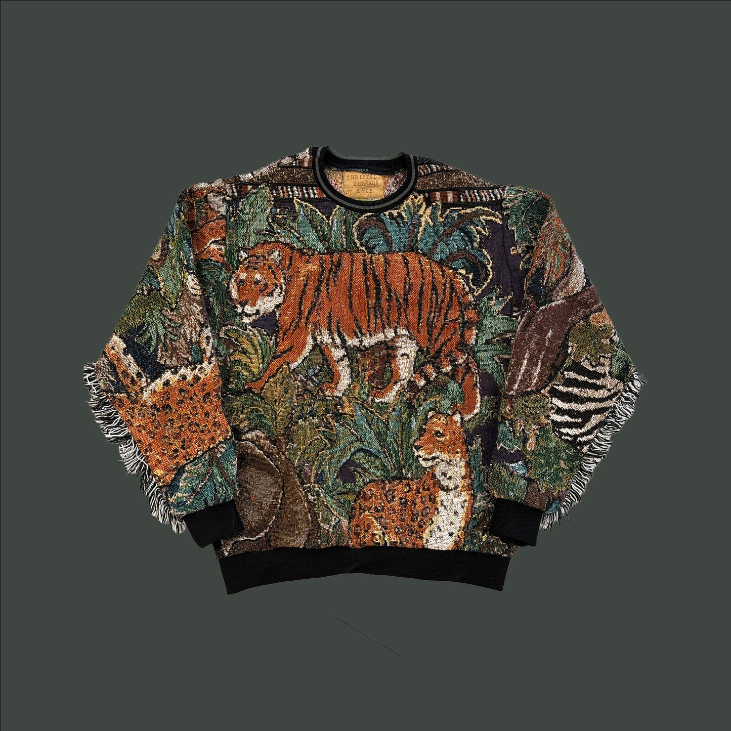 Jungle Tapestry Sweatshirt Size M