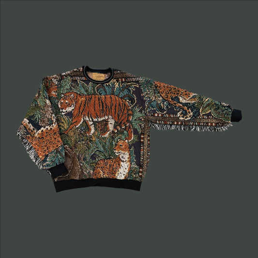 Jungle Tapestry Sweatshirt Size M