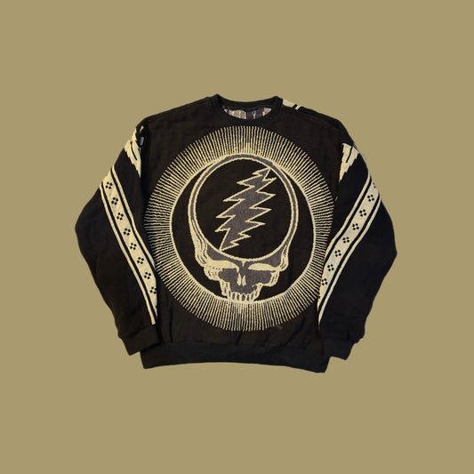 Steal Your Face Tapestry Sweatshirt SIZE L