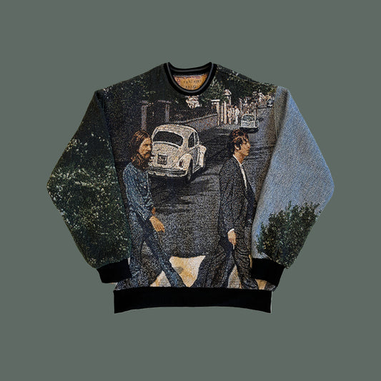 Abbey Road Tapestry Sweatshirt SIZE LARGE