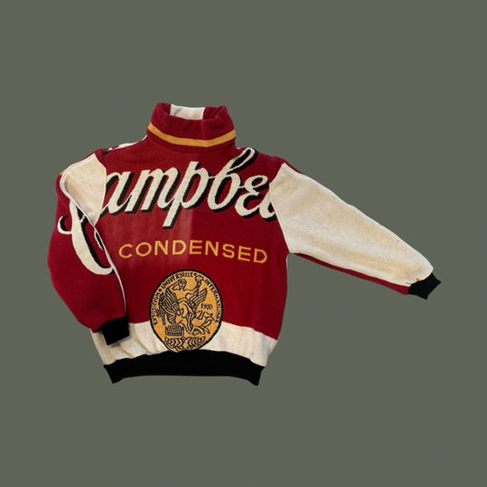 Campbell's Soup Tapestry Sweatshirt SIZE M