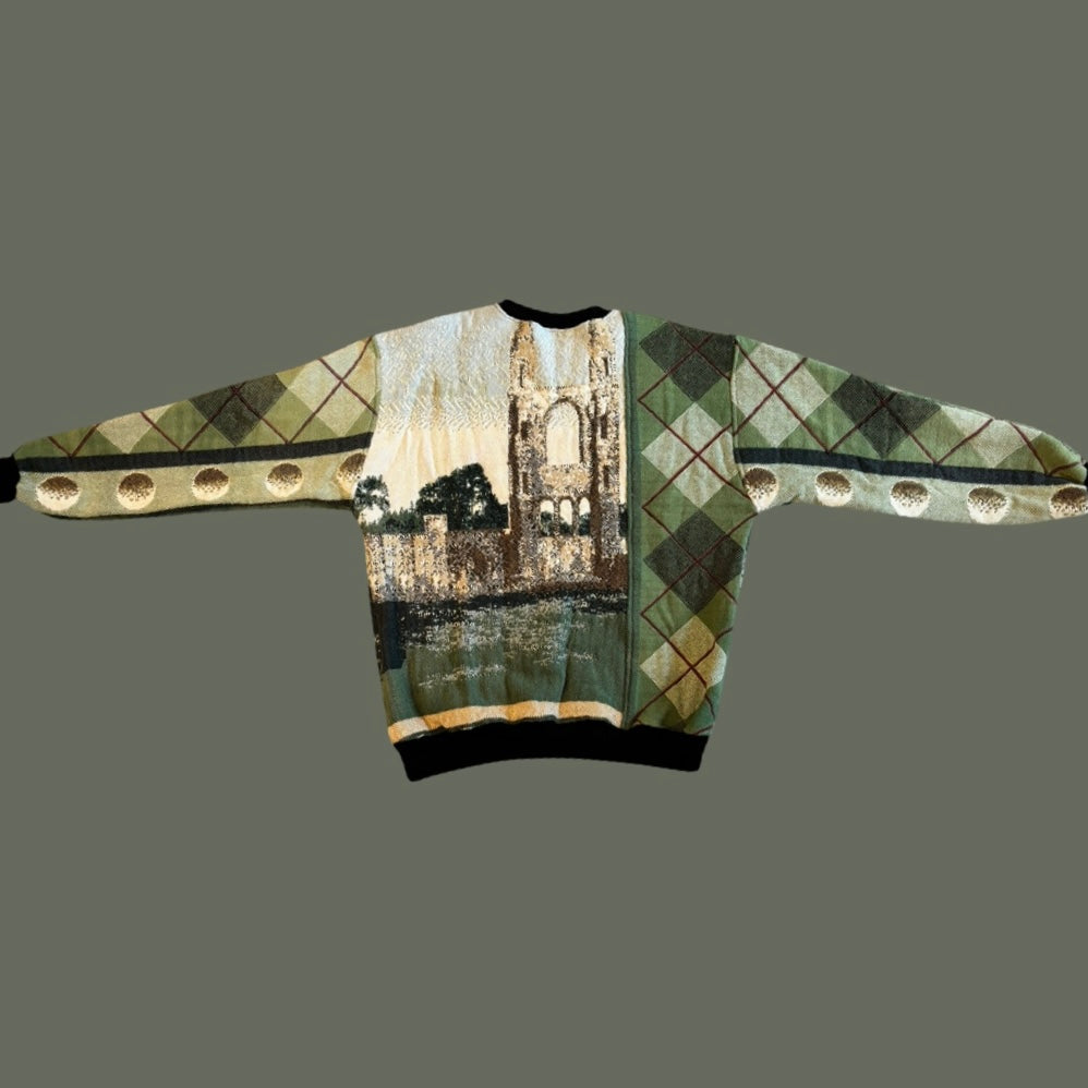 Golfer Tapestry Sweatshirt Size L