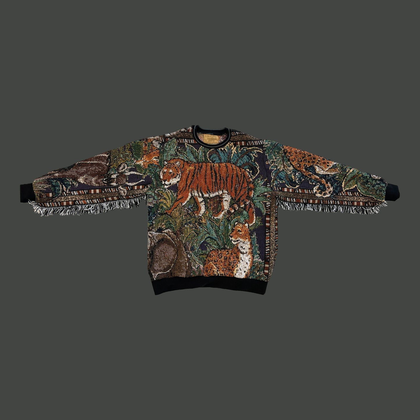 Jungle Tapestry Sweatshirt Size M