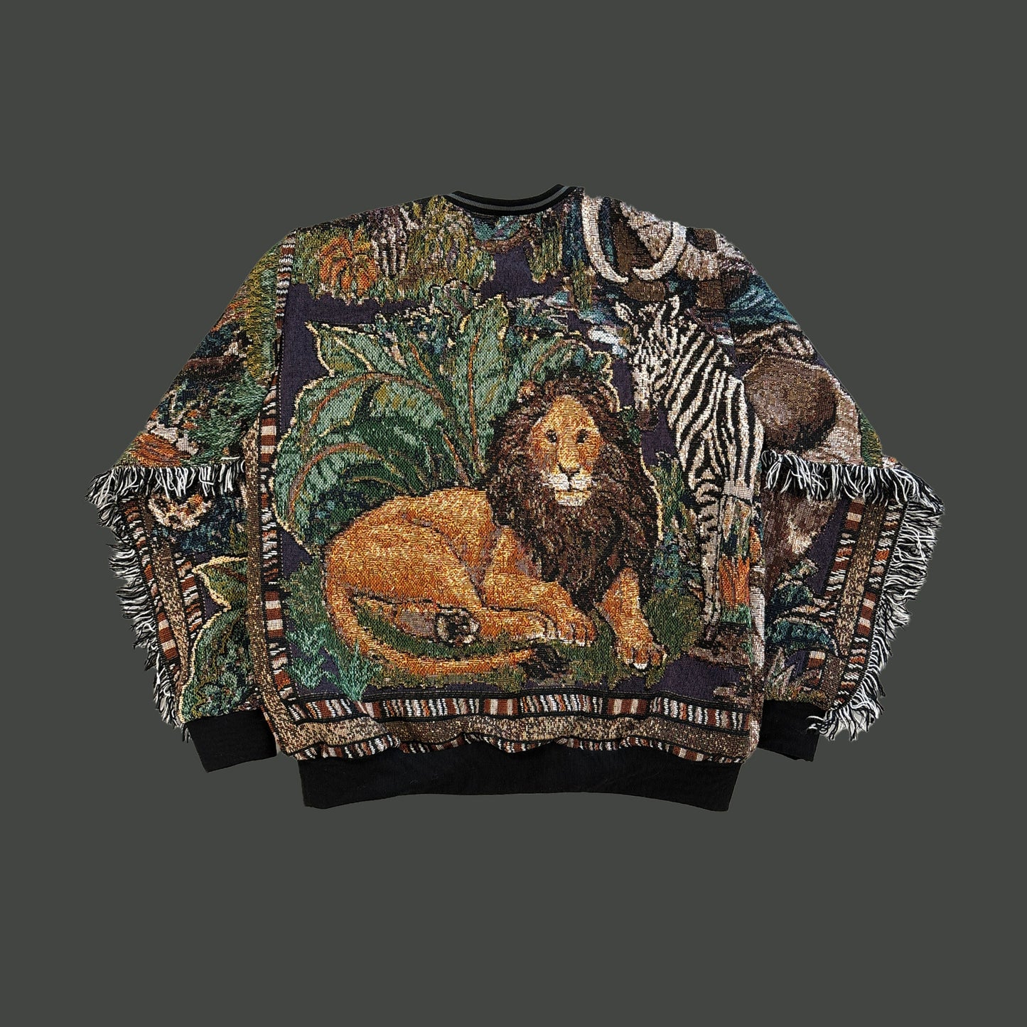 Jungle Tapestry Sweatshirt Size M