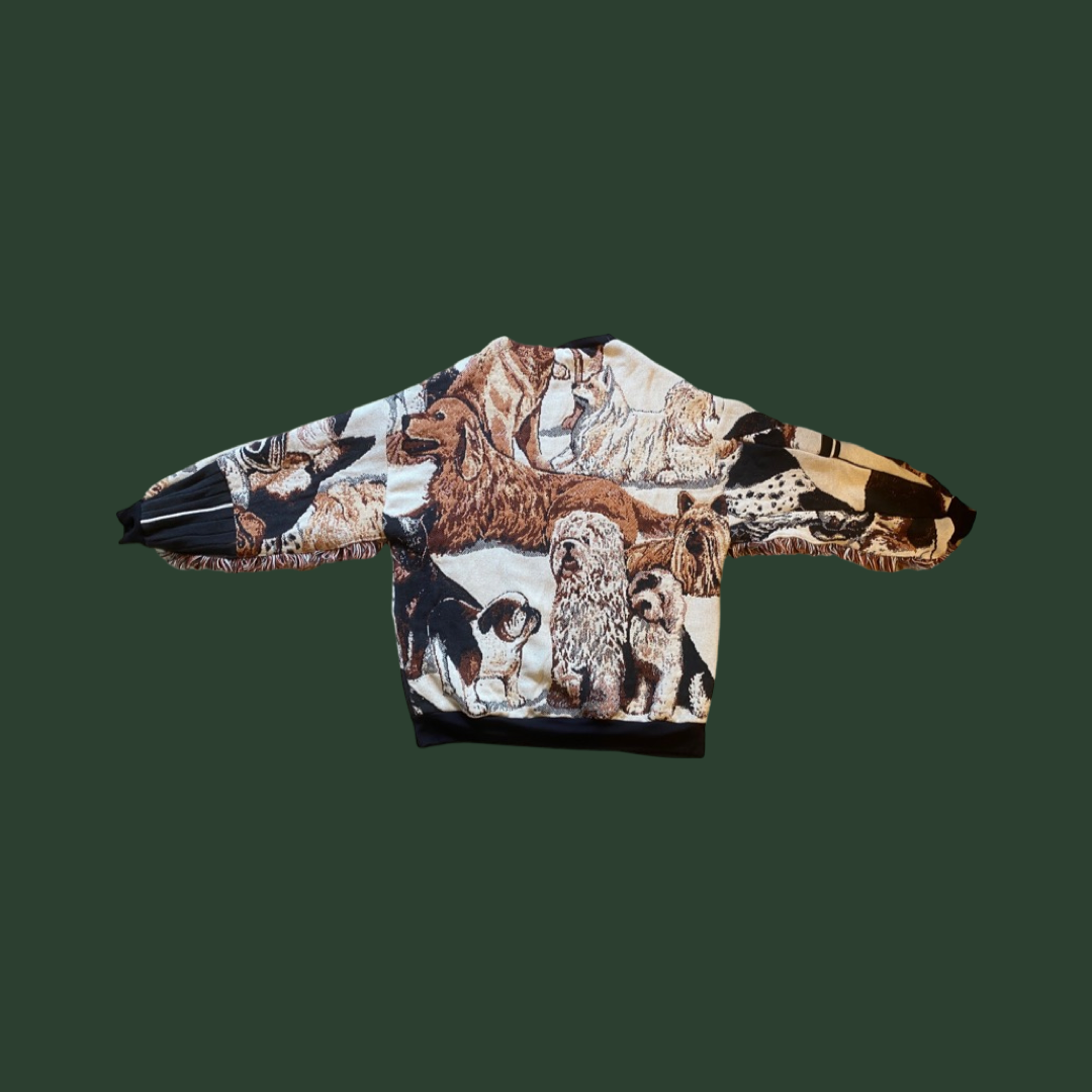 Dog Tapestry Sweatshirt L/XL