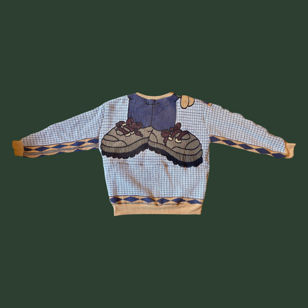 Garfield Tapestry Sweatshirt (no fringe) SIZE LARGE