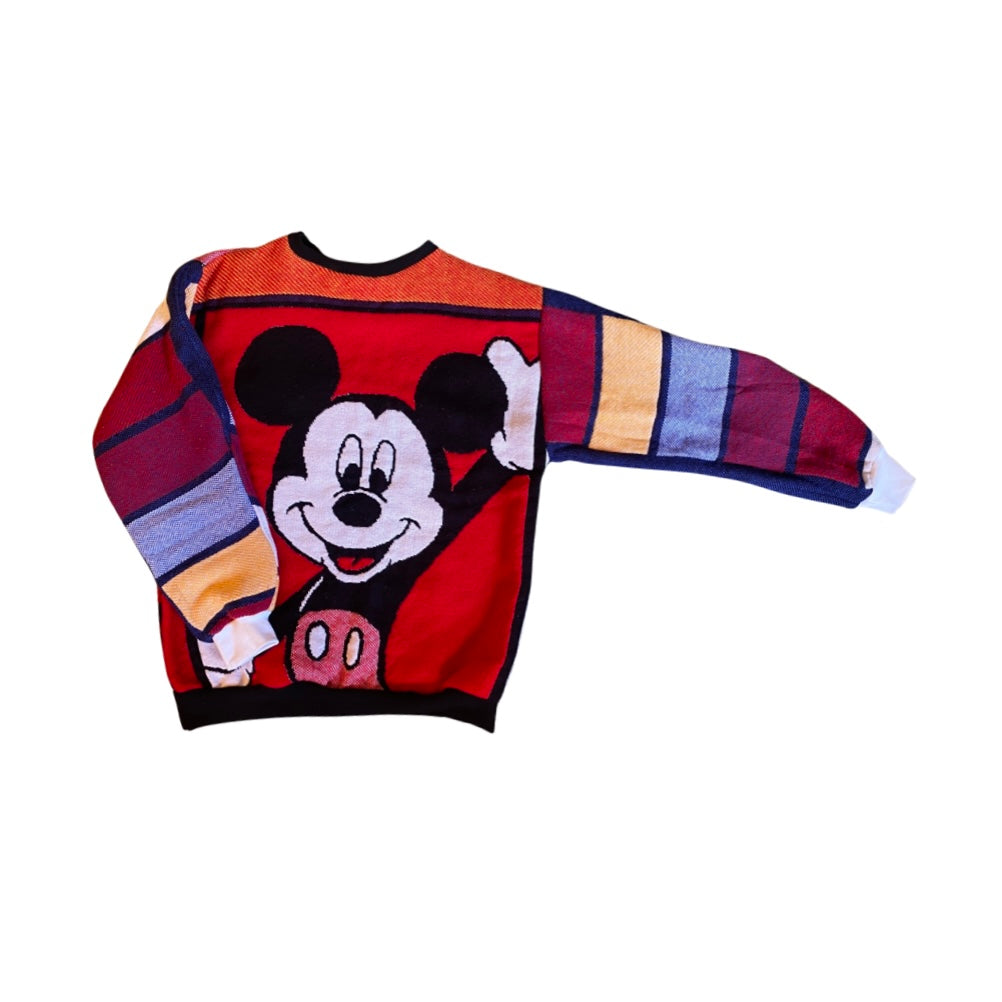 Mickey and Minnie Tapestry Sweatshirt SIZE MEDIUM (no fringe)