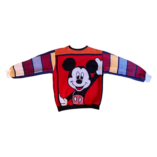 Mickey and Minnie Tapestry Sweatshirt SIZE MEDIUM (no fringe)