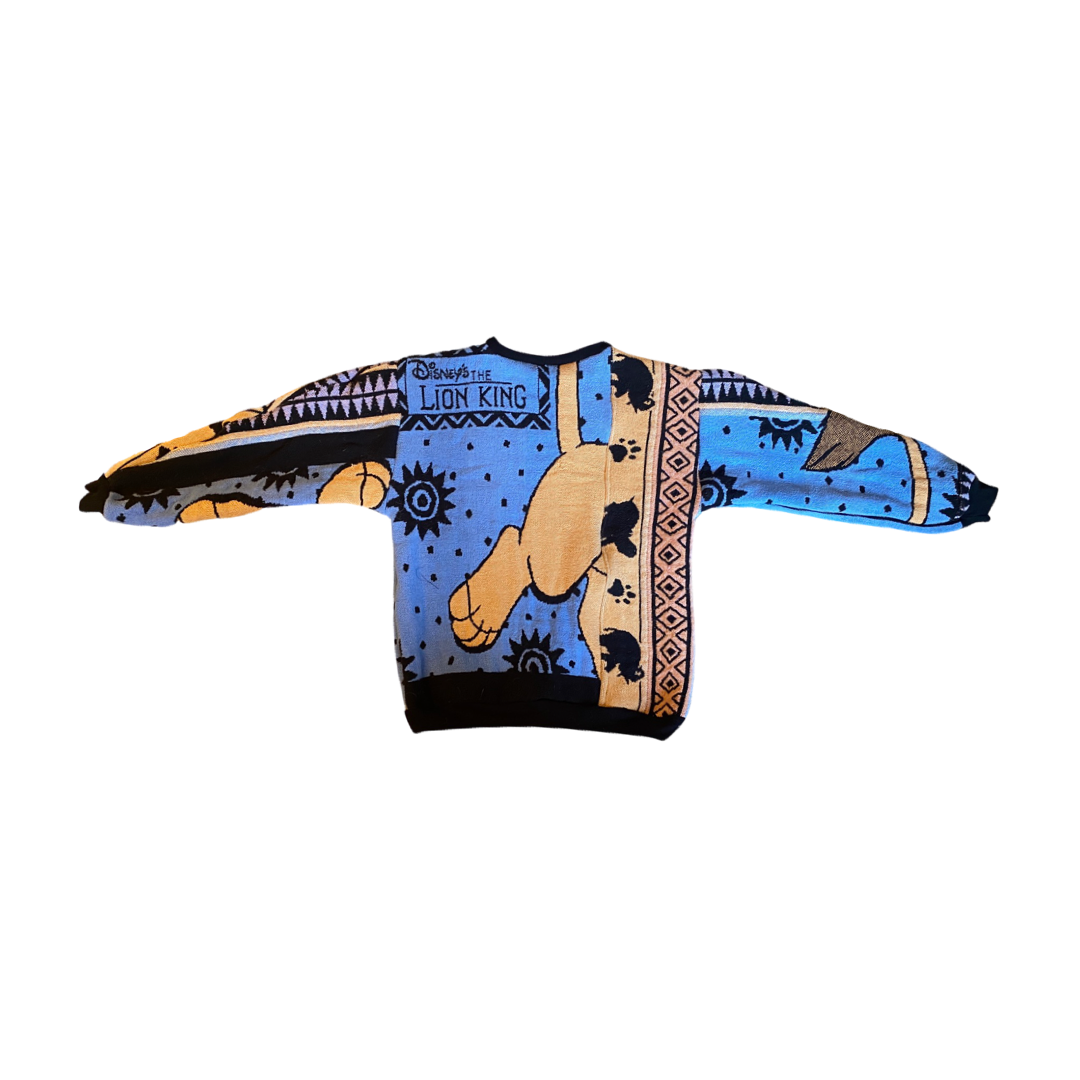 Lion King Tapestry Sweatshirt SIZE MEDIUM (no fringe)