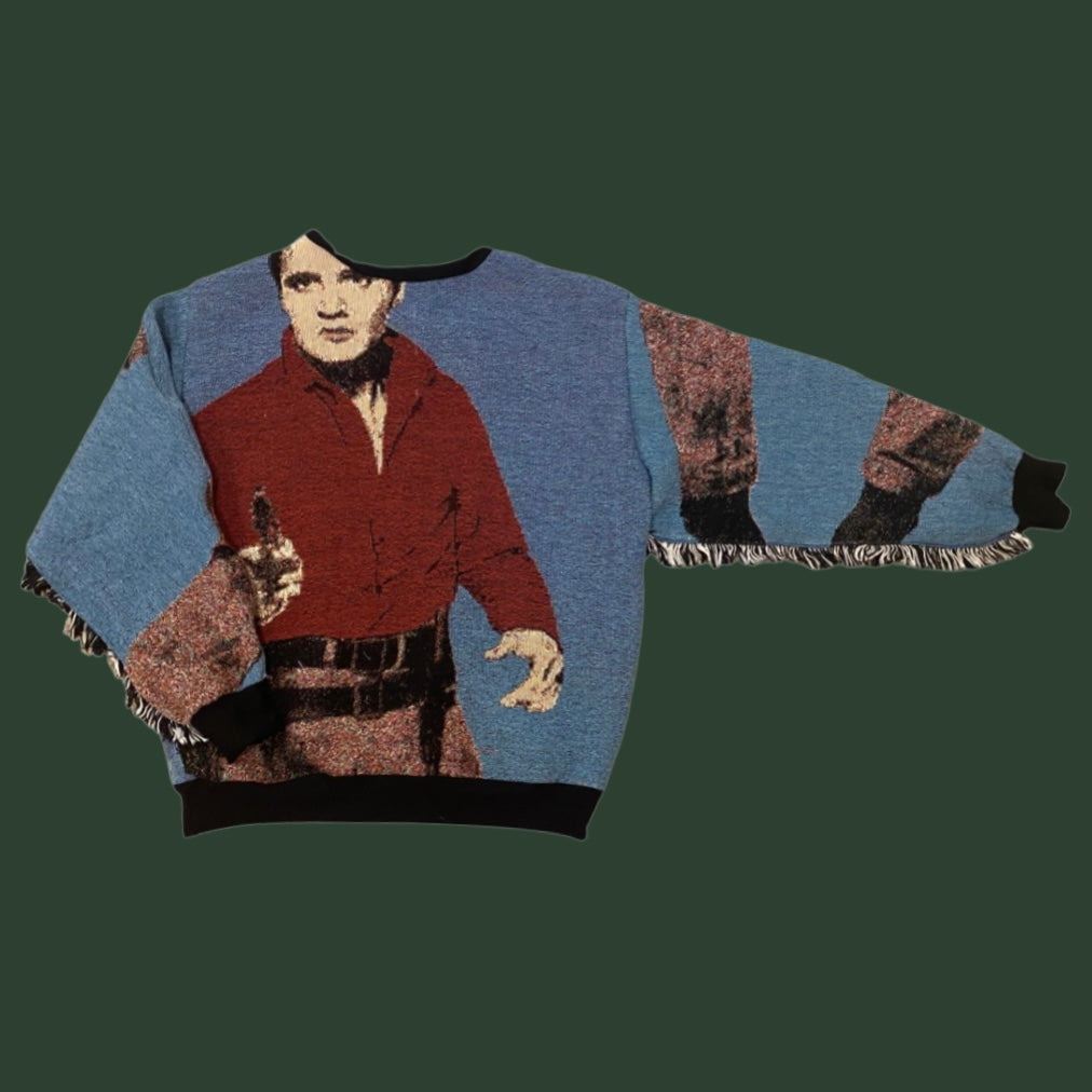 Elvis Tapestry Sweatshirt SIZE L