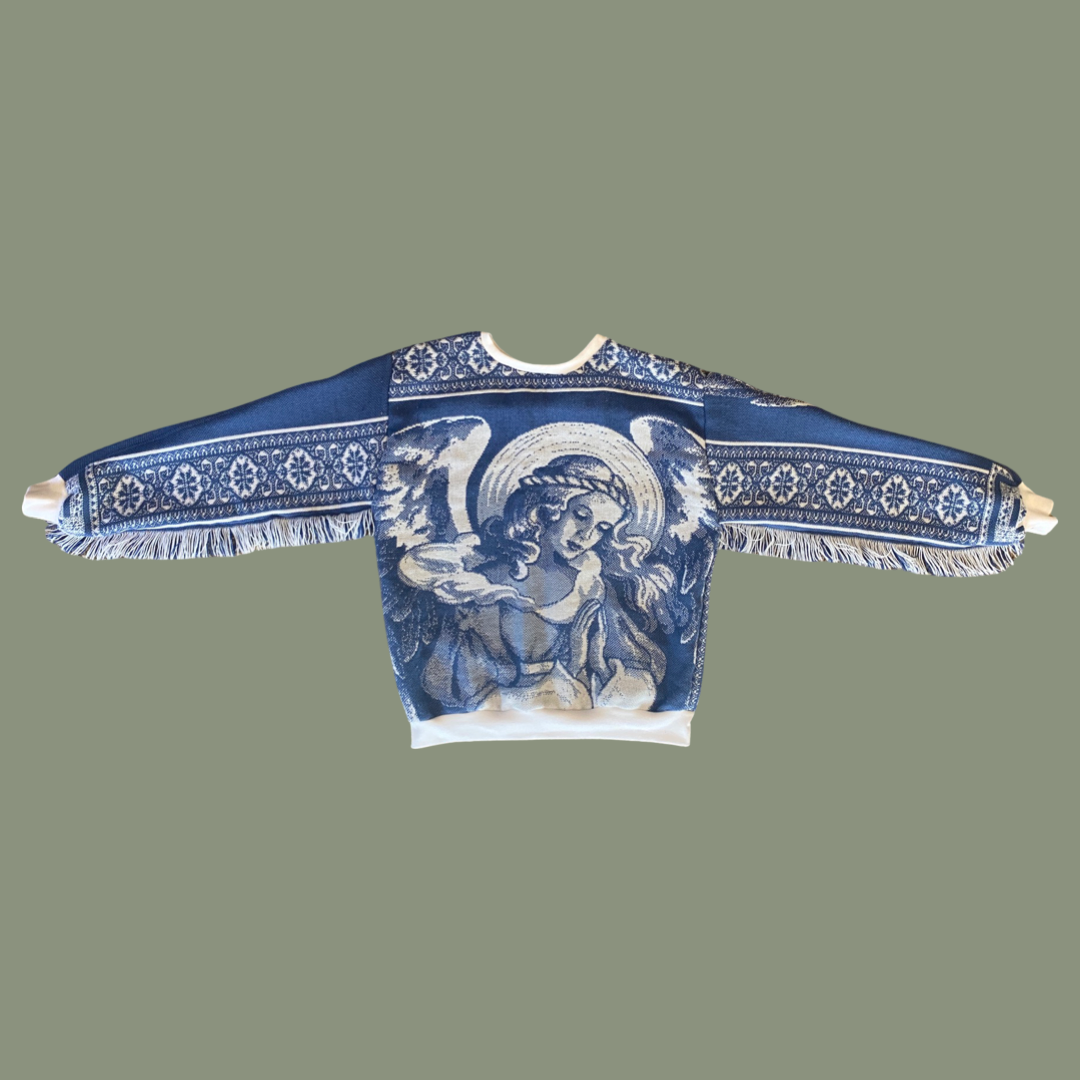 Angel Tapestry Sweatshirt SIZE MEDIUM