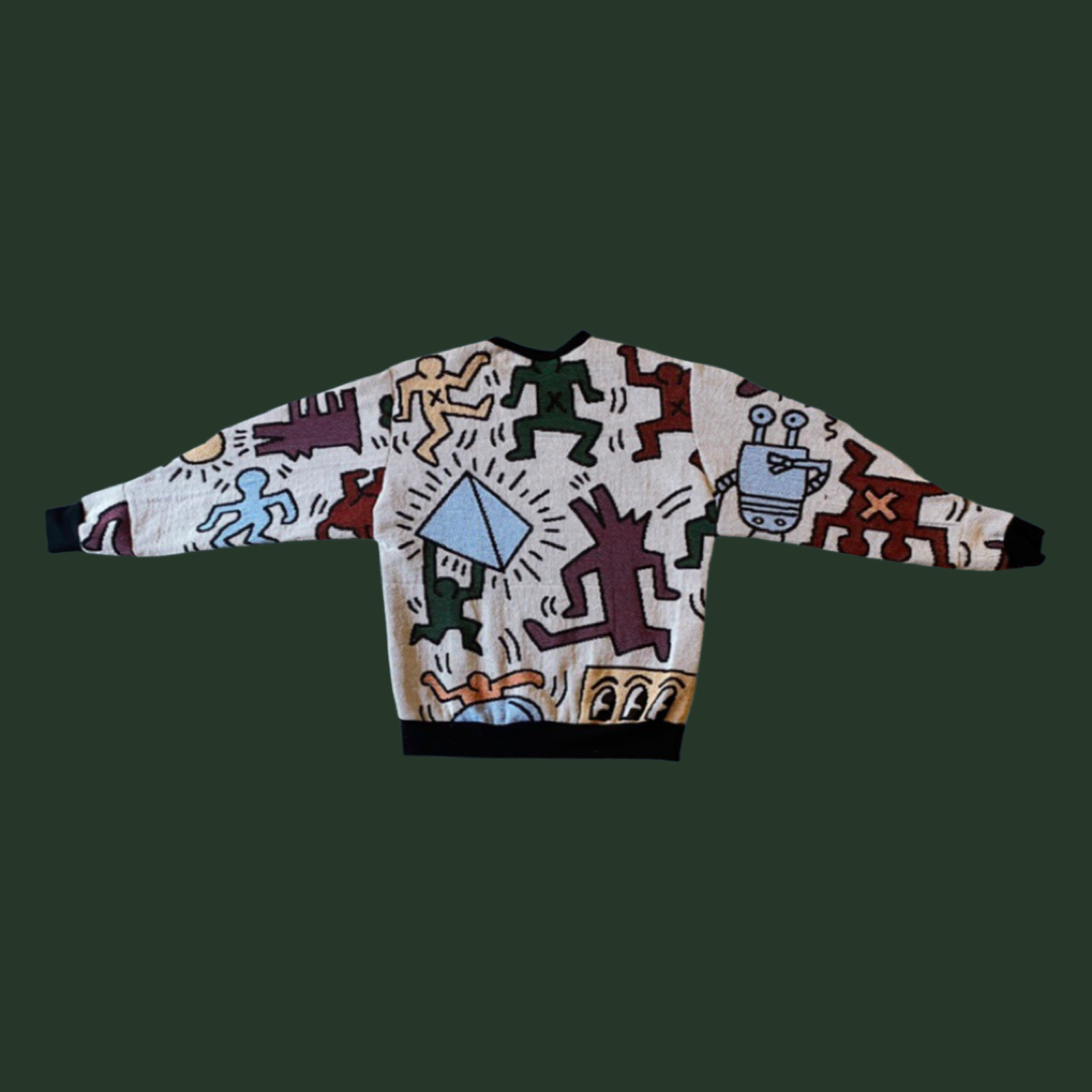 Keith Haring Tapestry Sweatshirt SIZE L